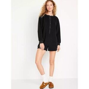 Old Navy Black Women's Pajama Romper